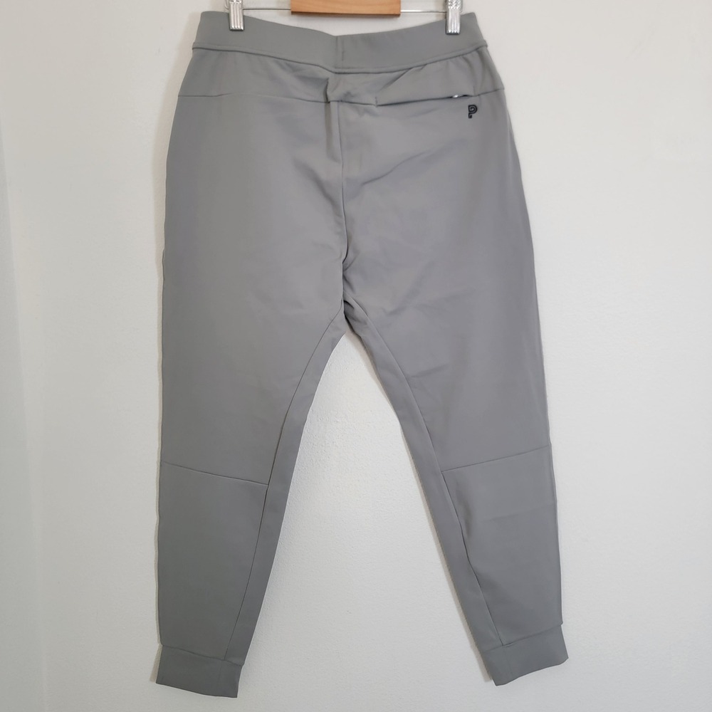 Public Rec Men Grey Athletic Performance Jogger Pant Slim Fit Pockets 30x30 EUC - Picture 2 of 15